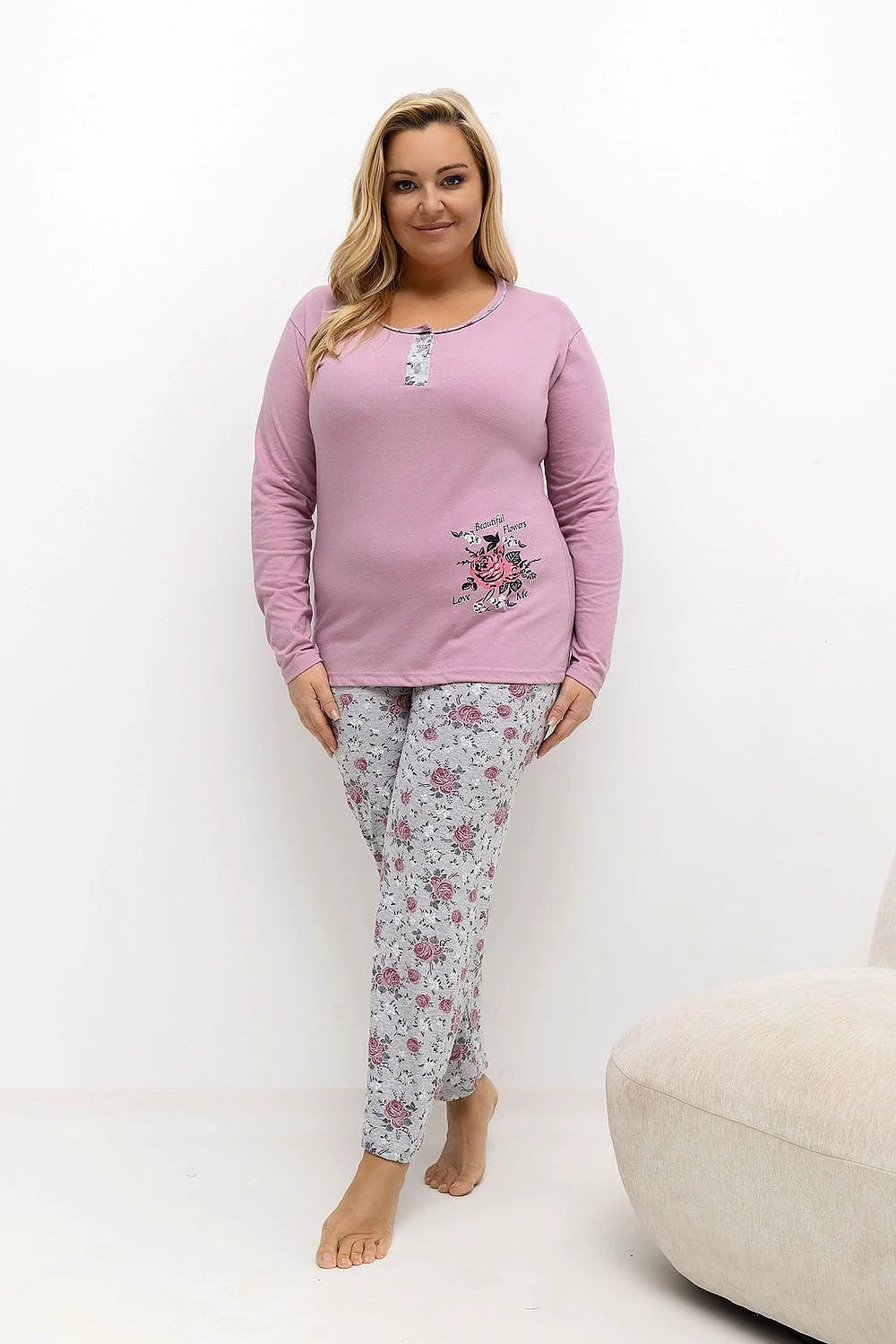 Plus Size Pajamas Forever Pink by Forever Pink