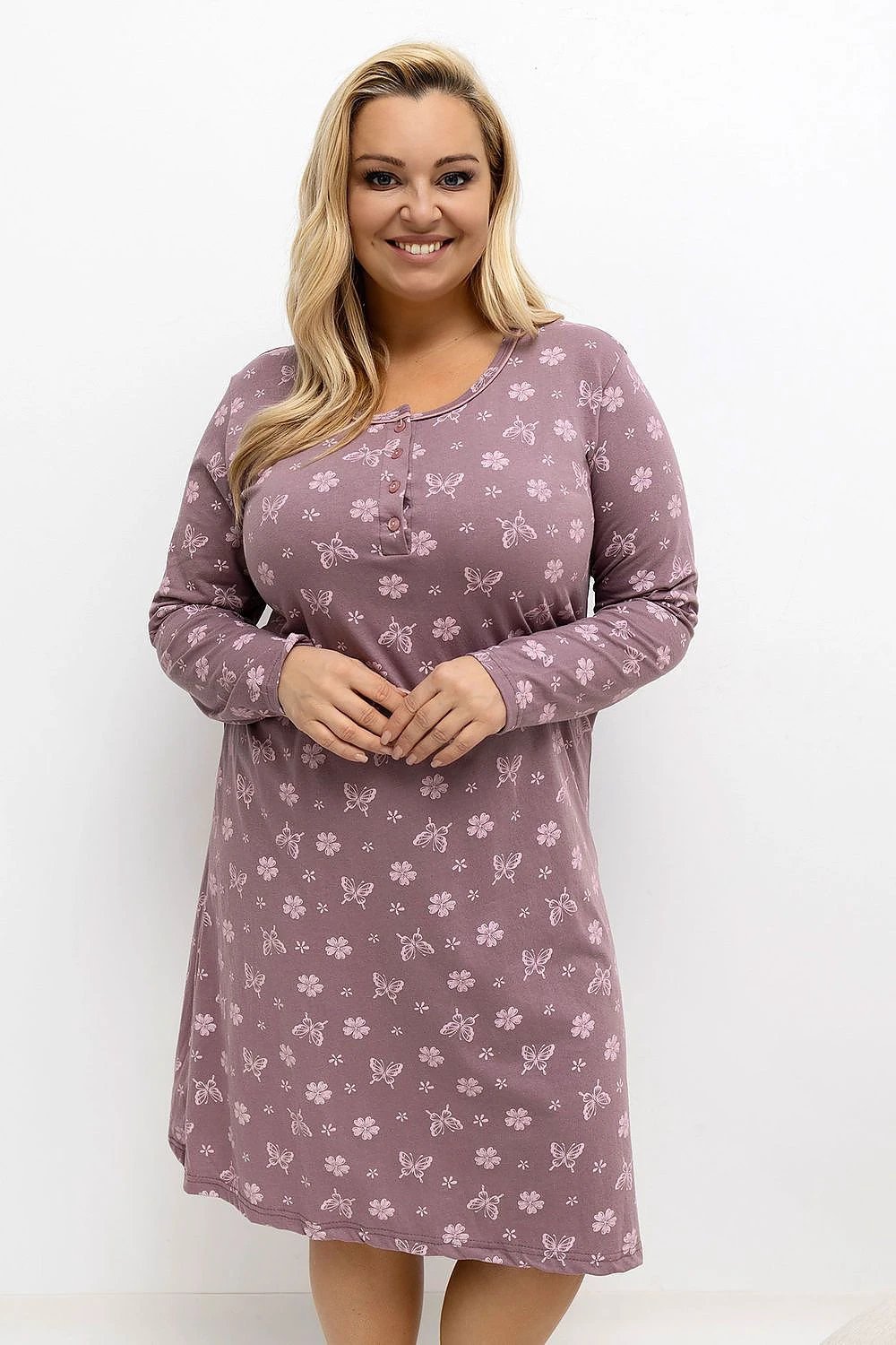 Plus Size Nightgown Forever Pink by Forever Pink