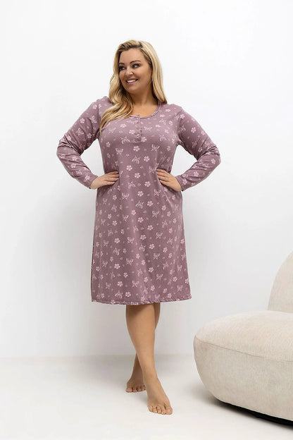 Plus Size Nightgown Forever Pink by Forever Pink