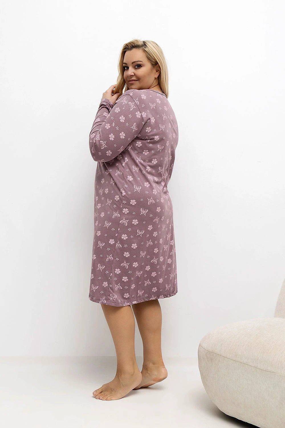 Plus Size Nightgown Forever Pink by Forever Pink