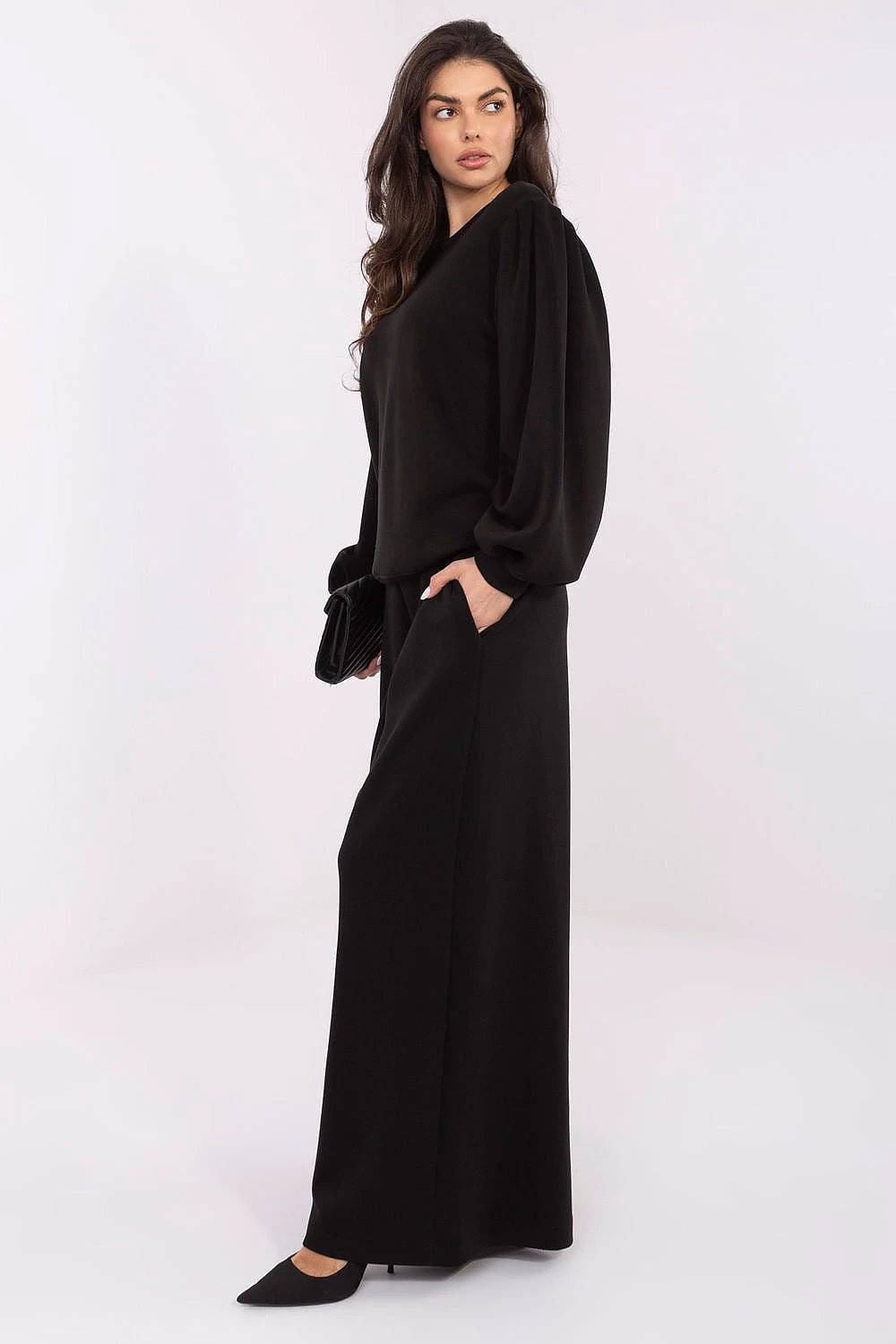 Factory Comfortable Wide-Leg Sweatpants - Soft Elastic Material for All-Day Wear by Factory Price