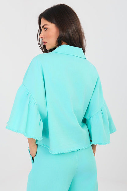  Denim jacket model 223630 Rue Paris 