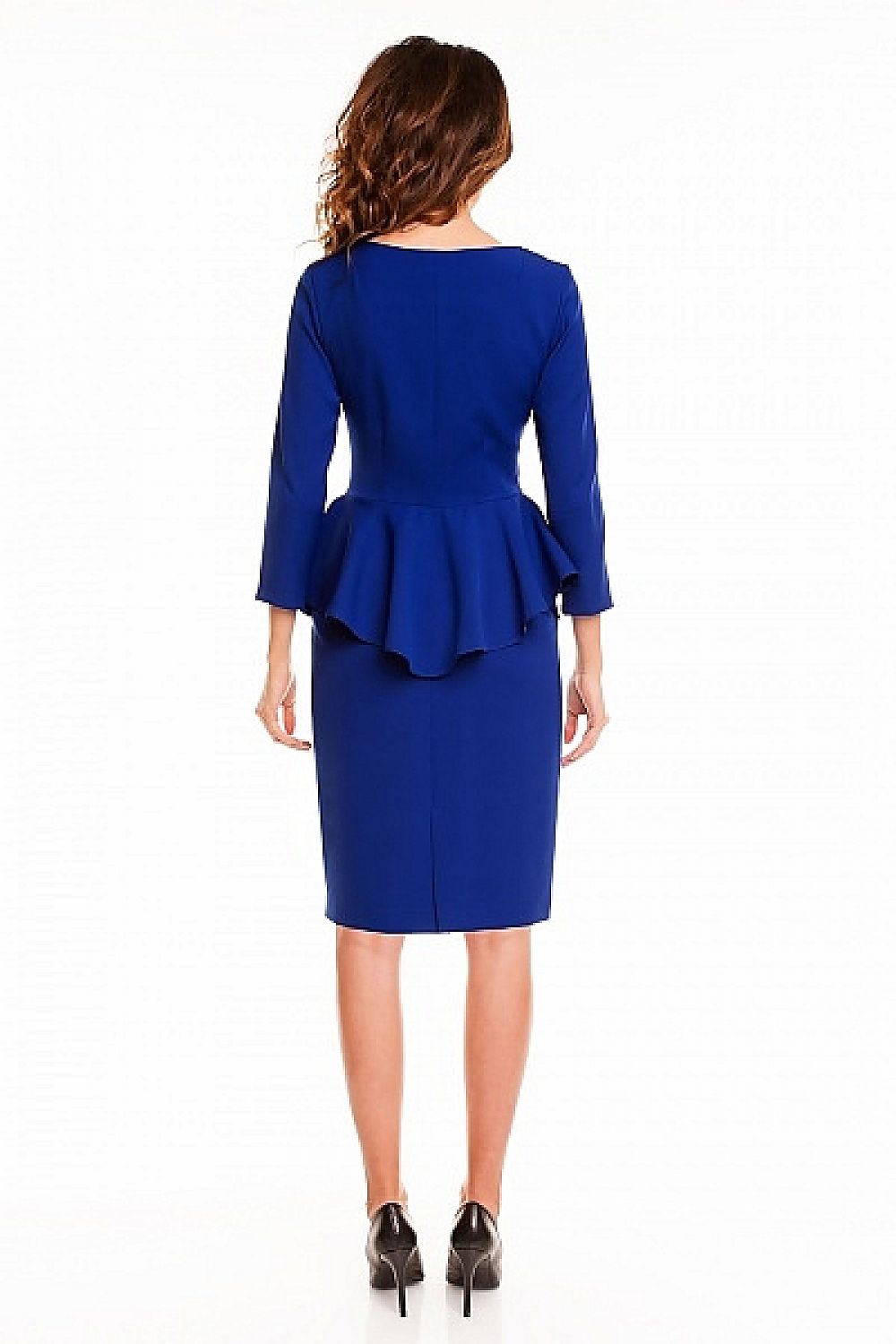 Basque-Detail Dress