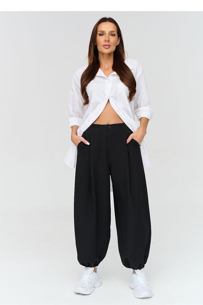  Harem trousers model 231997 Makadamia 