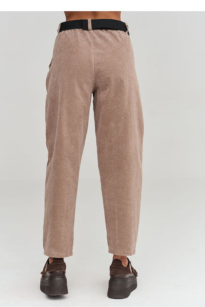  corduroy trousers model 232015 Makadamia 
