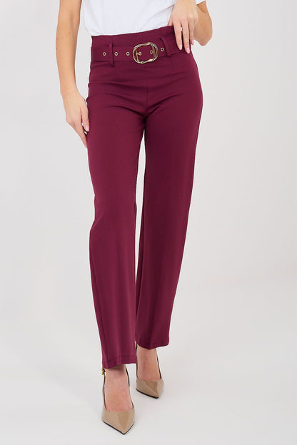 Straight Resolution Belted Pants