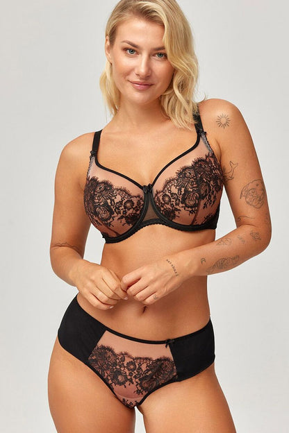 Pale Reverie Tulle-Side Brazilian Briefs — image 1