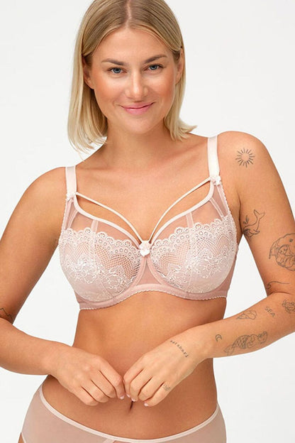 Pale Undercurrent Strappy Lace Soft Bra — image 1