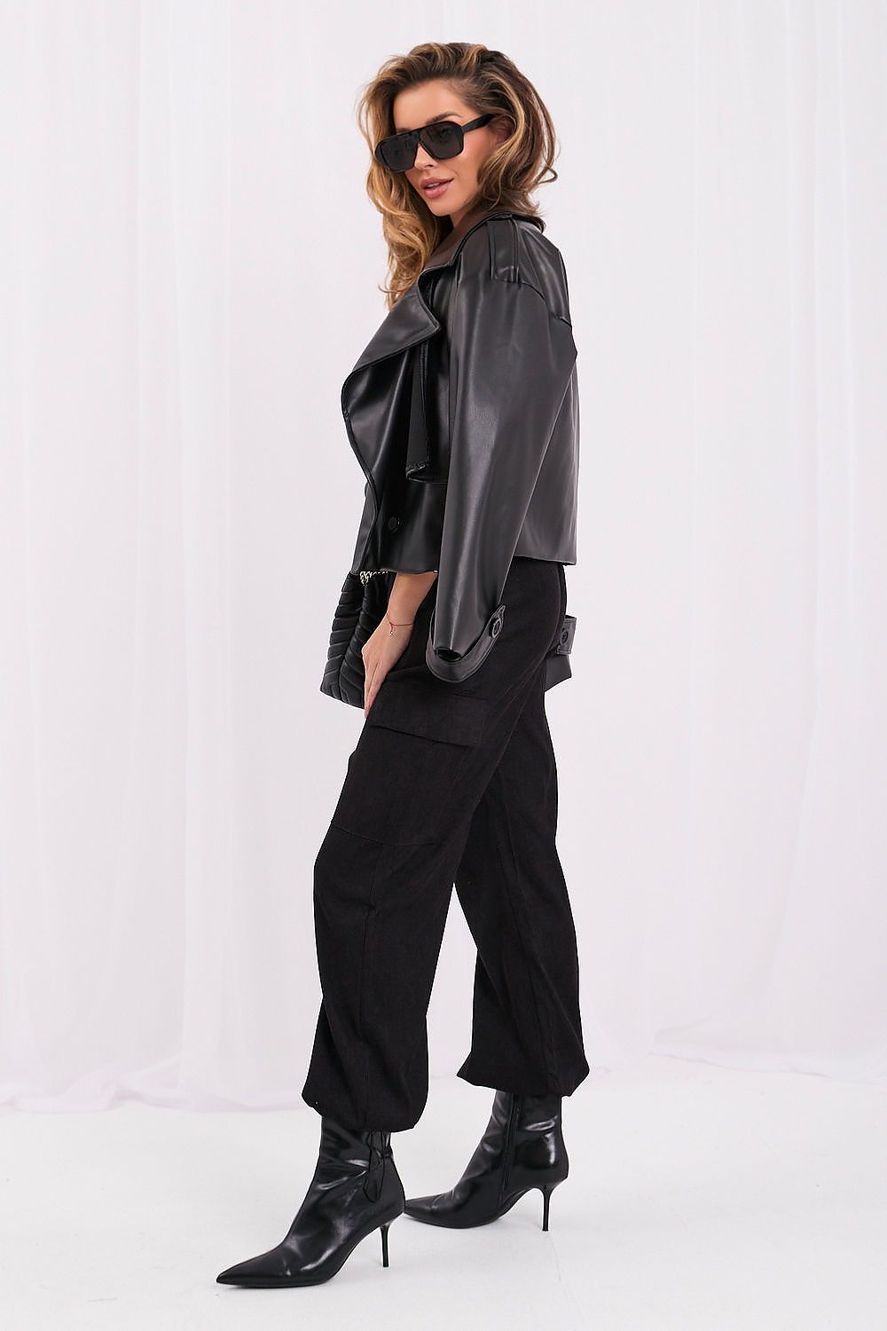 After-Dark Cord Trousers – Black — view 3