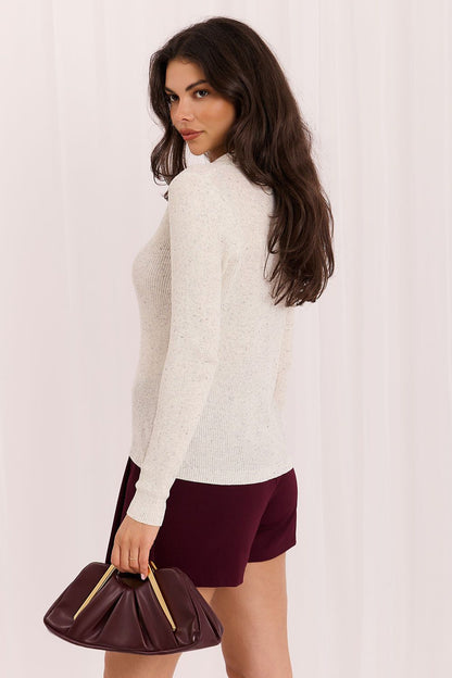 Grey Interval Ribbed Button Cardigan – Grey — view 2