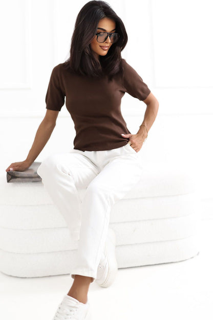 Short sleeve sweater model 232579 Factory Price 
