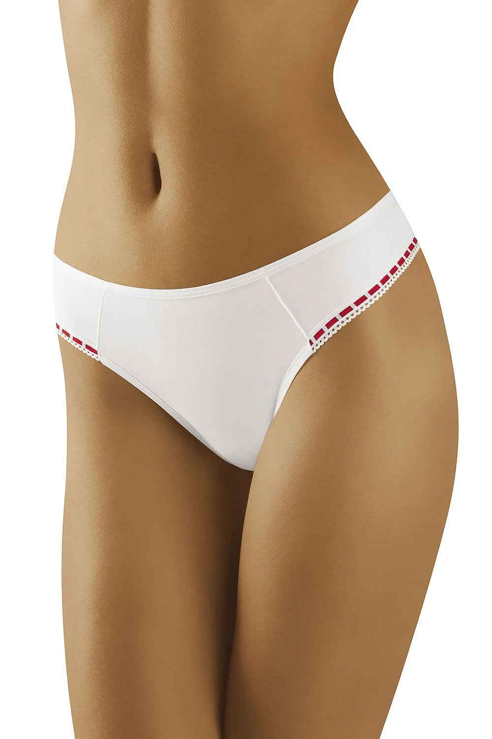 Scarlet Signature Satin-Ribbon Thong — product photograph