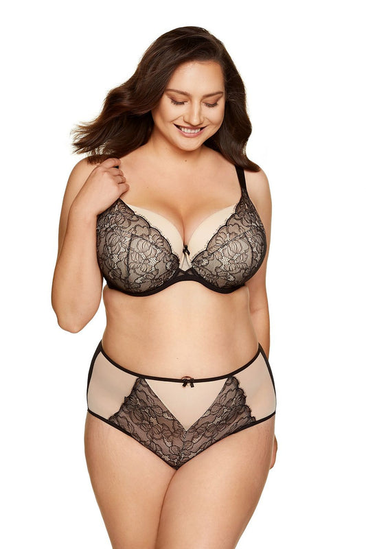 Floral Lace & Tulle Brief — product view 2