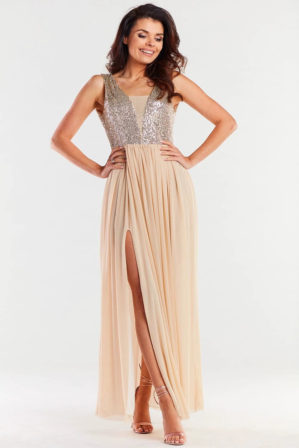 awama Maxi Dress – Pink – Style 174300 – view 9