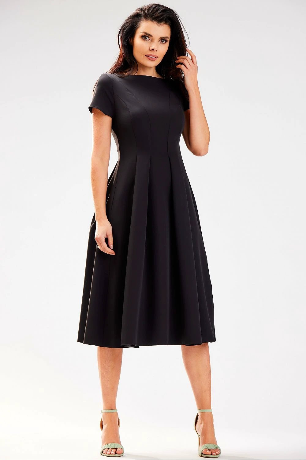 awama Day Dress – Green – Style 178673 – view 10