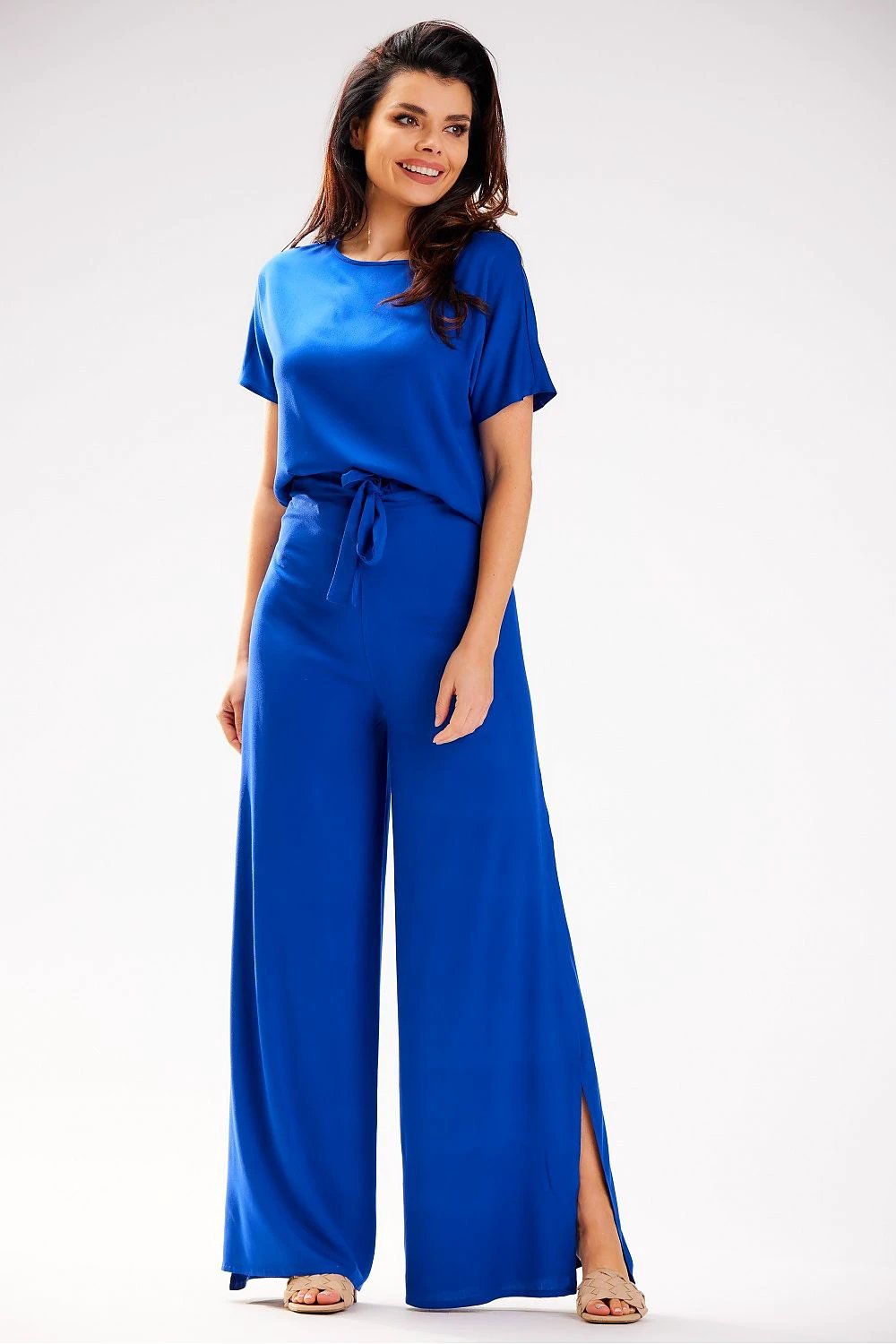 awama High-Waisted Trousers – Pink – Style 181094 – view 3