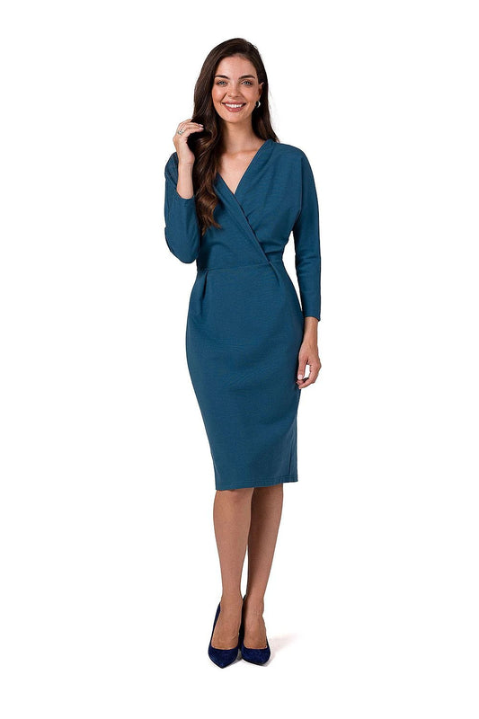 BeWear Daydress Sweatshirt Knit Envelope Top - Comfortable Elegant Style for Everyday Occasions by BeWear