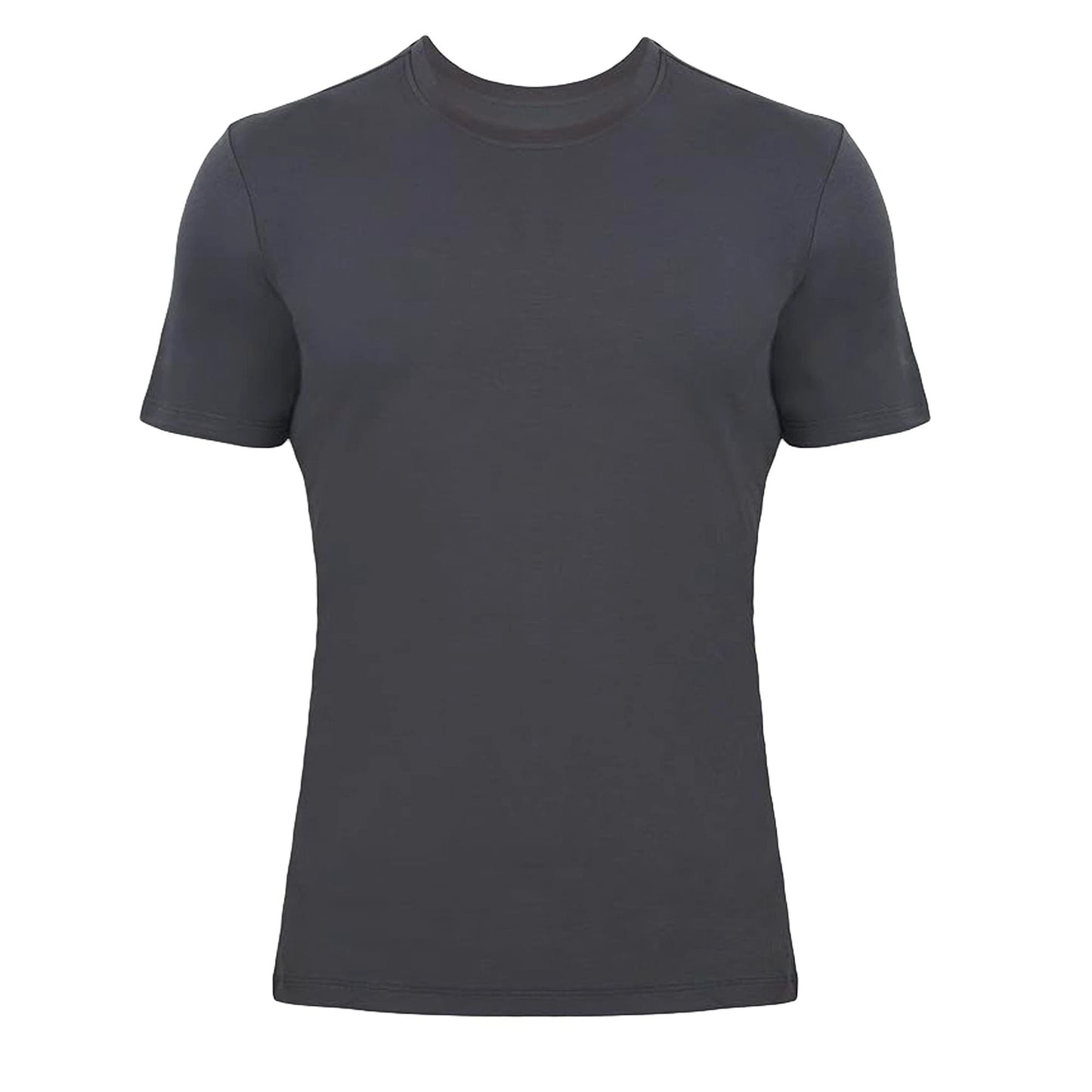 Premium T-Shirts for Men Rayon Made from Bamboo Crewneck Undershirt Tees Moisture Wicking 1 Pack by M.O.S