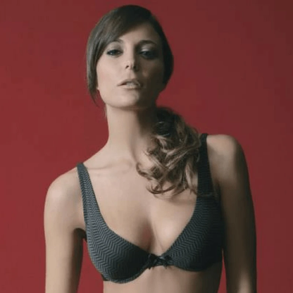 Sassa Dark Soul Deep-V Plunge Push Up Bra by Sassa Mode Lingerie