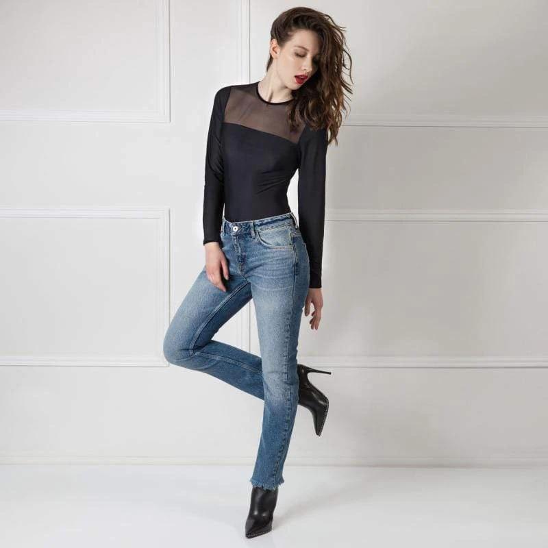 Amoralle Be Daring Long Sleeve Bodysuit by Amoralle