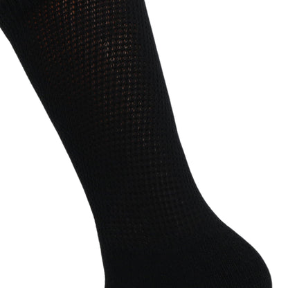 Men's Diabetic Loose Fit Non - Binding Crew Socks, 3 Pairs, Cushioned Sole, Sizes 9 - 11, 10 - 13, 13 - 15 - Ansley Effect