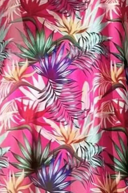 Printed Halter Neck Three-Piece Swim Set by Trendsi