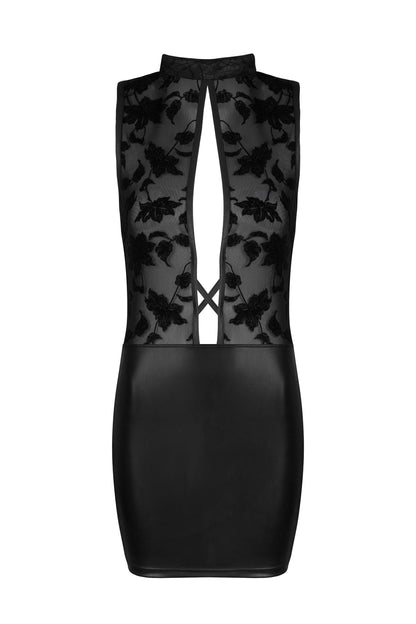 Beauty Night Cameron Elegant Deep Neckline Mini Dress