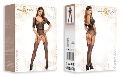 Beauty Night Courtney Black Super Sexy Fishnet Bodystocking