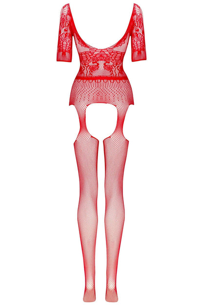 Beauty Night Courtney Red Super Sexy Fishnet Bodystocking