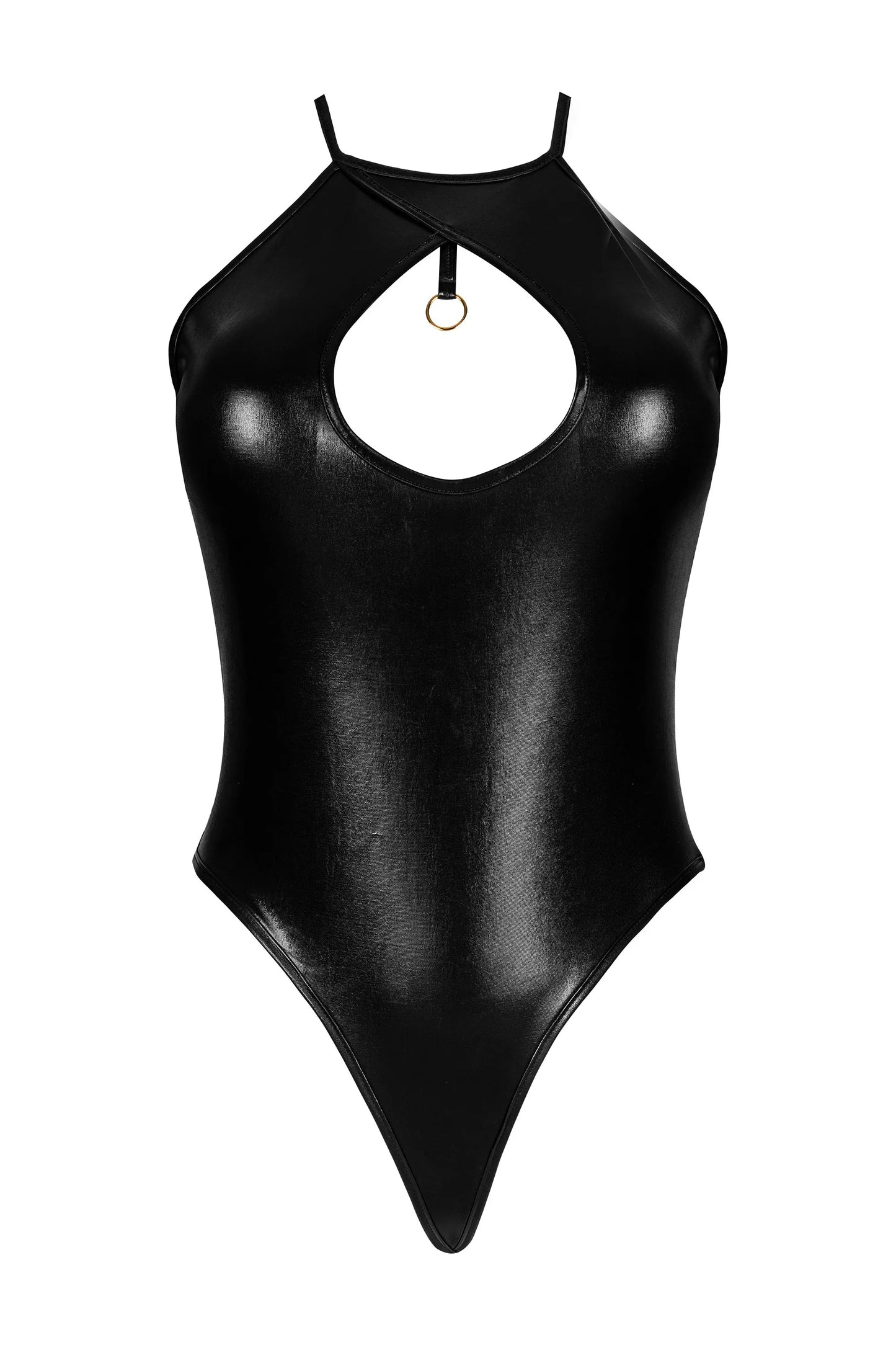 Beauty Night Dark Magnet Glossy Wetlook Bodysuit