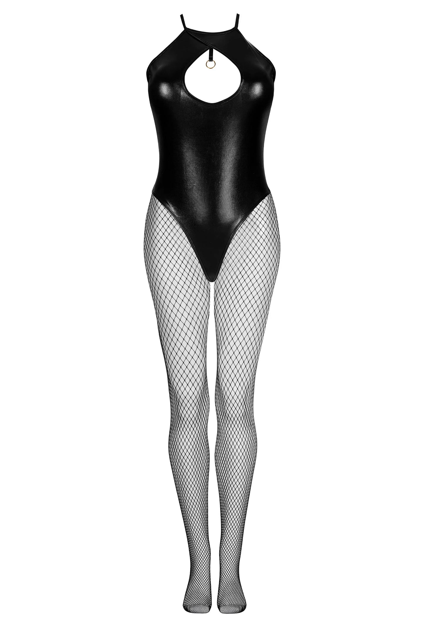 Beauty Night Dark Magnet Glossy Wetlook Bodysuit