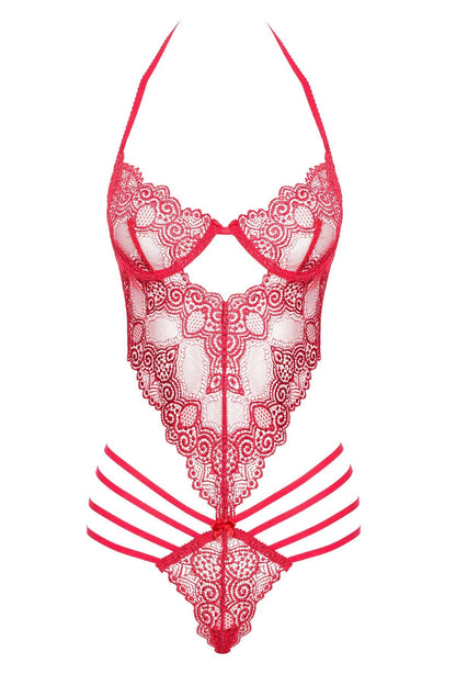 Beauty Night Denver Strappy Lace Teddy