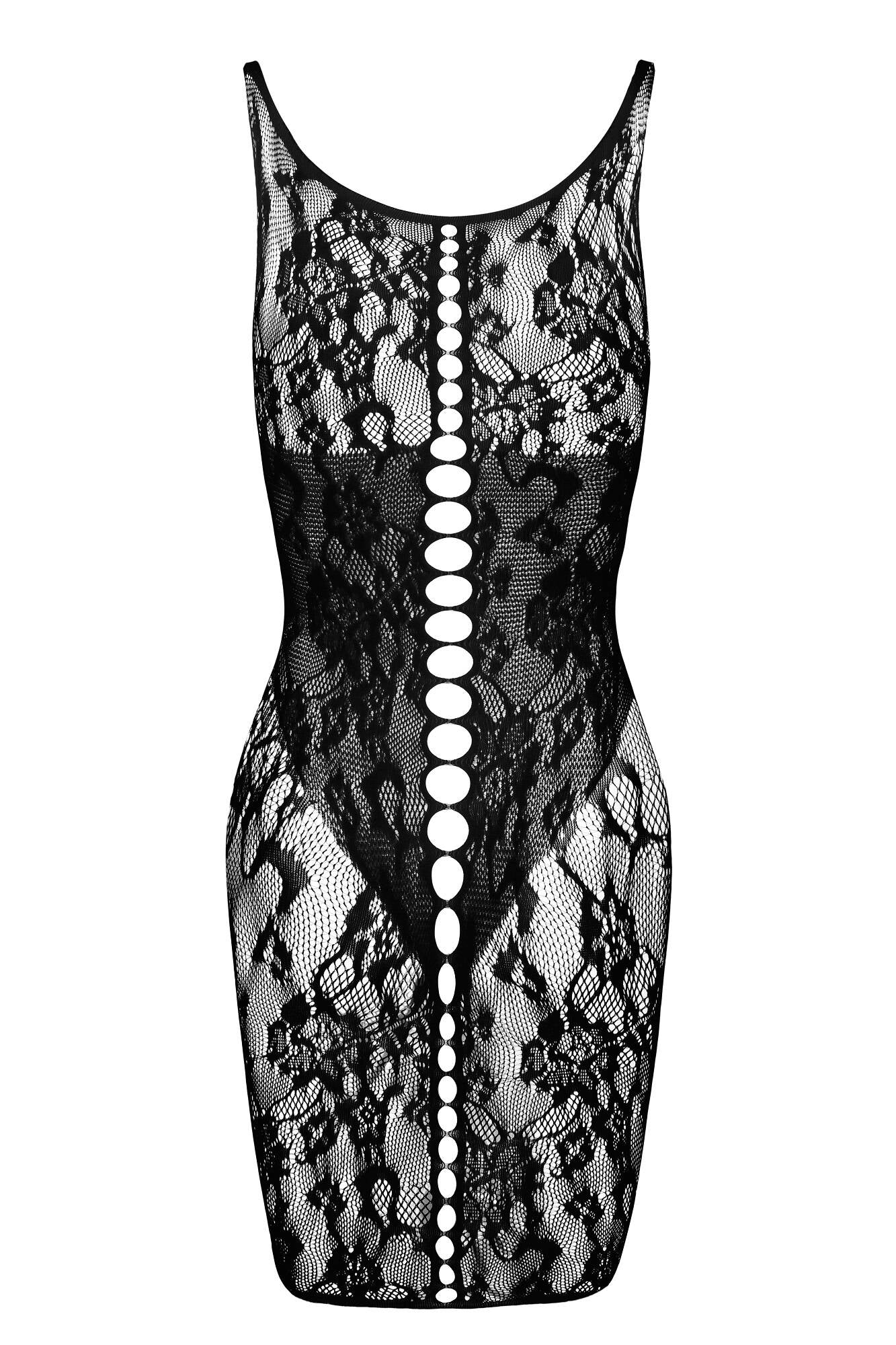 Beauty Night Donna Sexy Sheer Lace Mini Dress