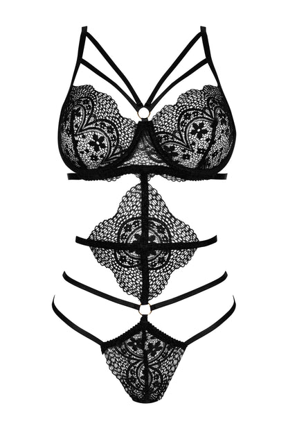 Beauty Night Elaris Lace Strappy Teddy