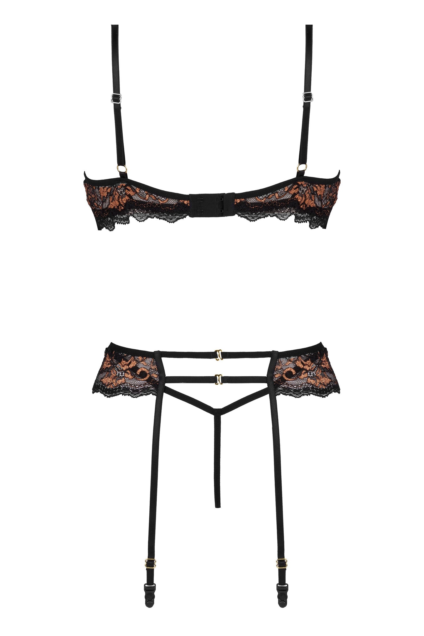 Beauty Night Goldie Sheer Mesh Lace Corset