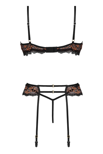 Beauty Night Goldie Sheer Mesh Lace Corset