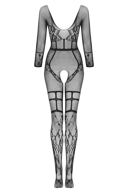 Beauty Night Lorna Black Seductive Delicate Fishnet Bodystocking