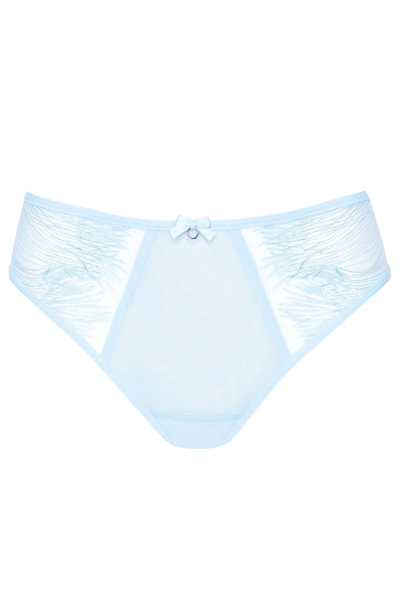 Sheer Mesh Bikini Panty Gorteks Mable Baby Blue by Gorteks Lingerie