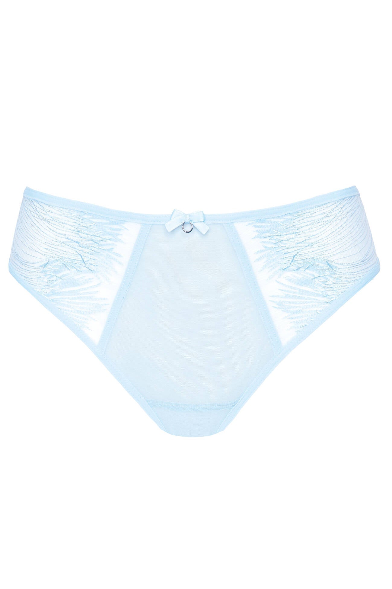 Gorteks Mable Baby Blue Sheer Mesh Bikini Panty