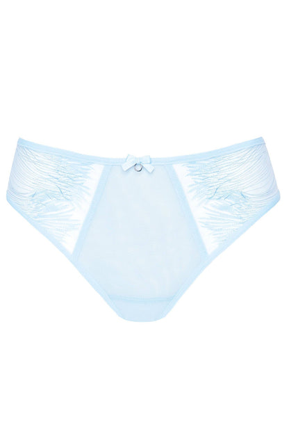 Gorteks Mable Baby Blue Sheer Mesh Bikini Panty