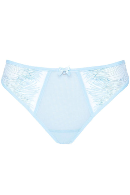 Sheer Mesh Thong Panty Gorteks Mable Baby Blue by Gorteks Lingerie