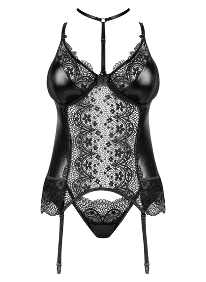 Beauty Night Noir Fantasy Sheer Lace Corset