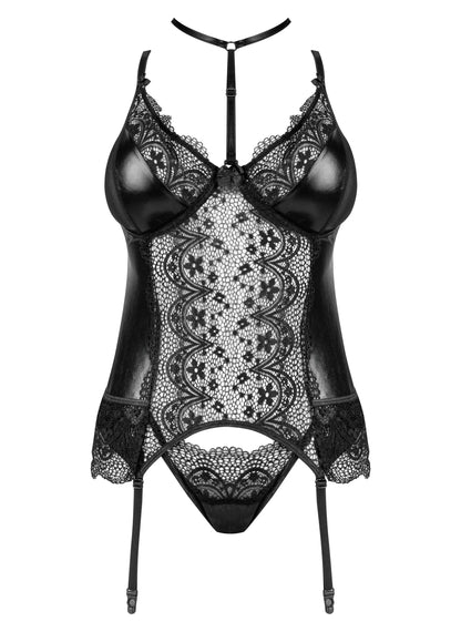 Beauty Night Noir Fantasy Sheer Lace Corset-3