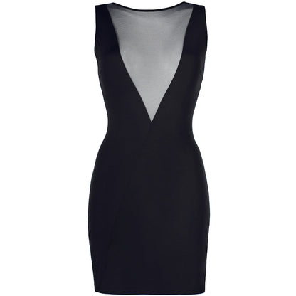 Axami Black Mini Dress Tropicana