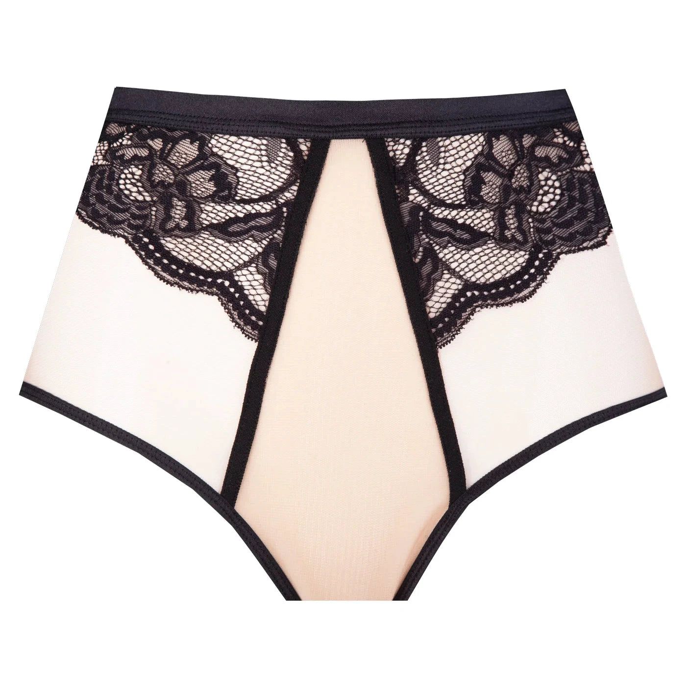 Soft High Waist Brief Panty Carmella by Unikat Lingerie