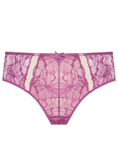 Samanta Mila Raspberry Lace Tanga Panty