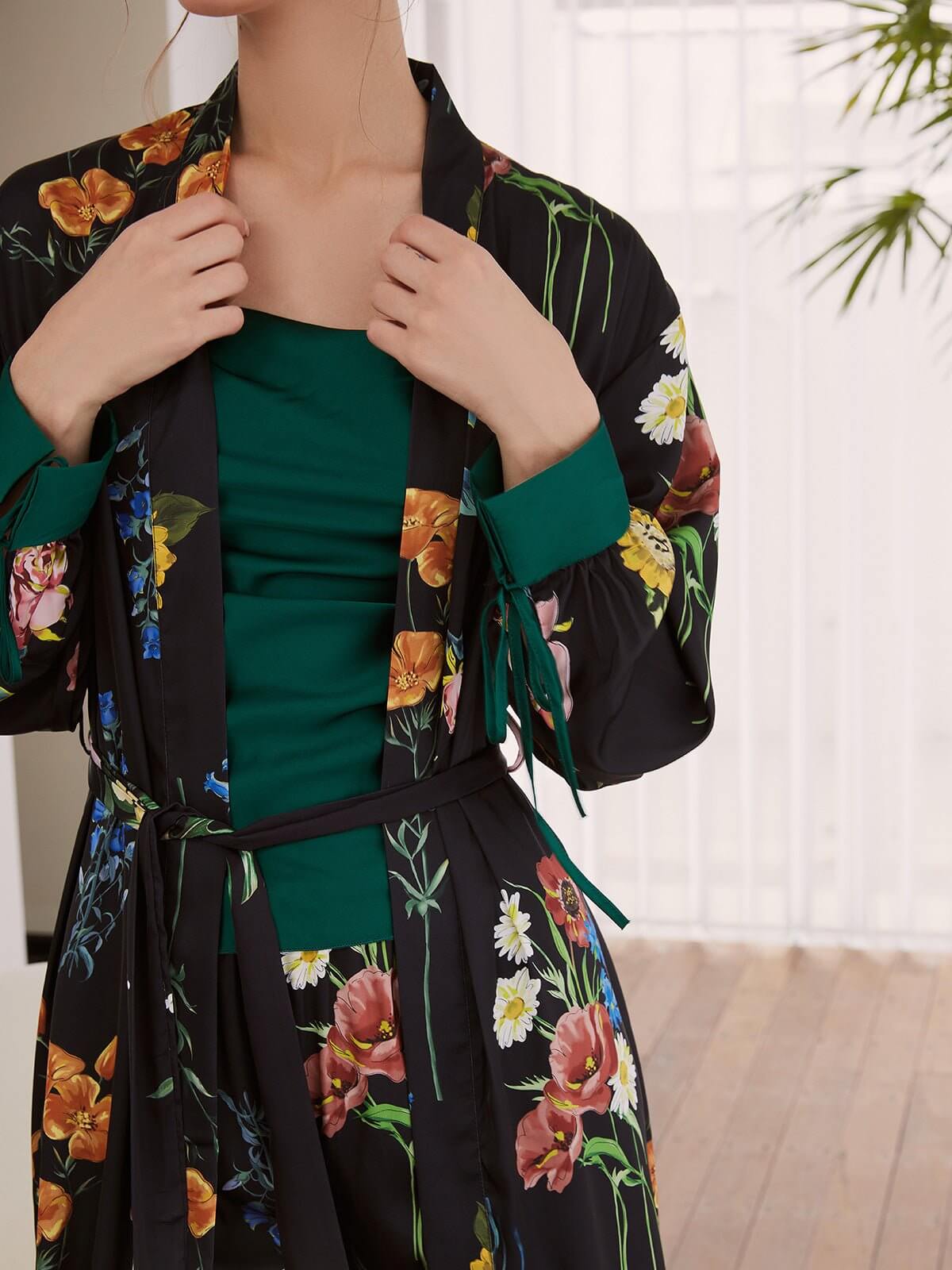 Floral Pajama Set 3 Pcs