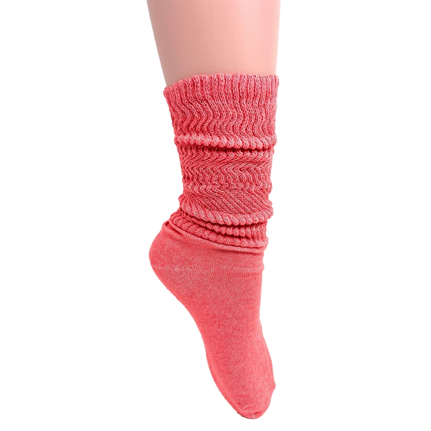Women's Cotton Lightweight Slouch Socks  Extra Thin 1 Pair Soft and Breathable-1