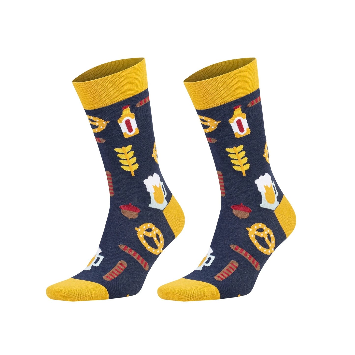Colorful Casual Cotton Socks for Men and Women 1 Pair by M.O.S