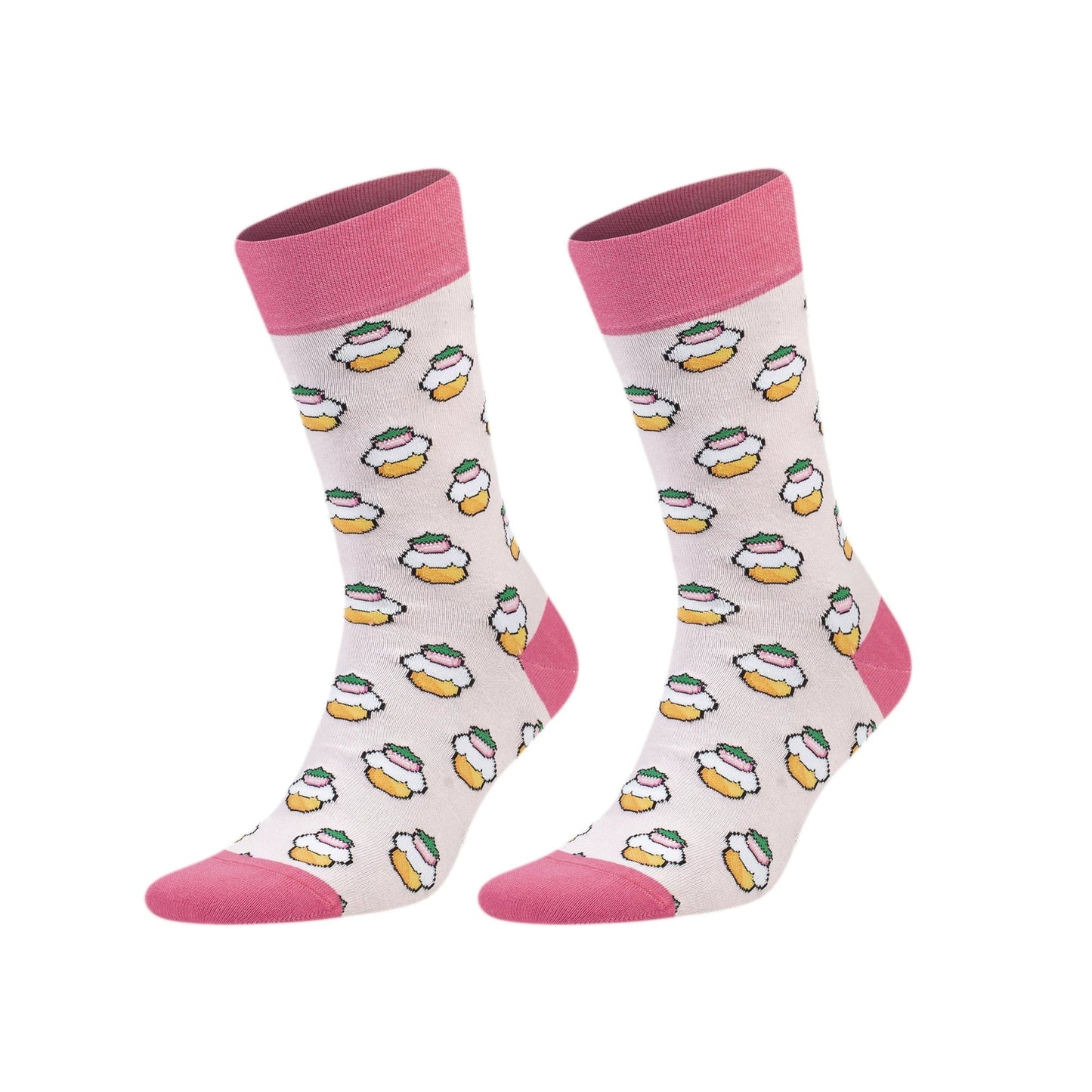 Colorful Casual Cotton Socks for Men and Women 1 Pair by M.O.S